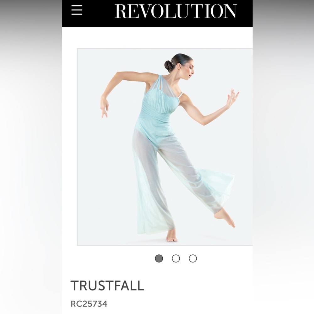 Revolution Dancewear Light Blue Style RC25734 XLC